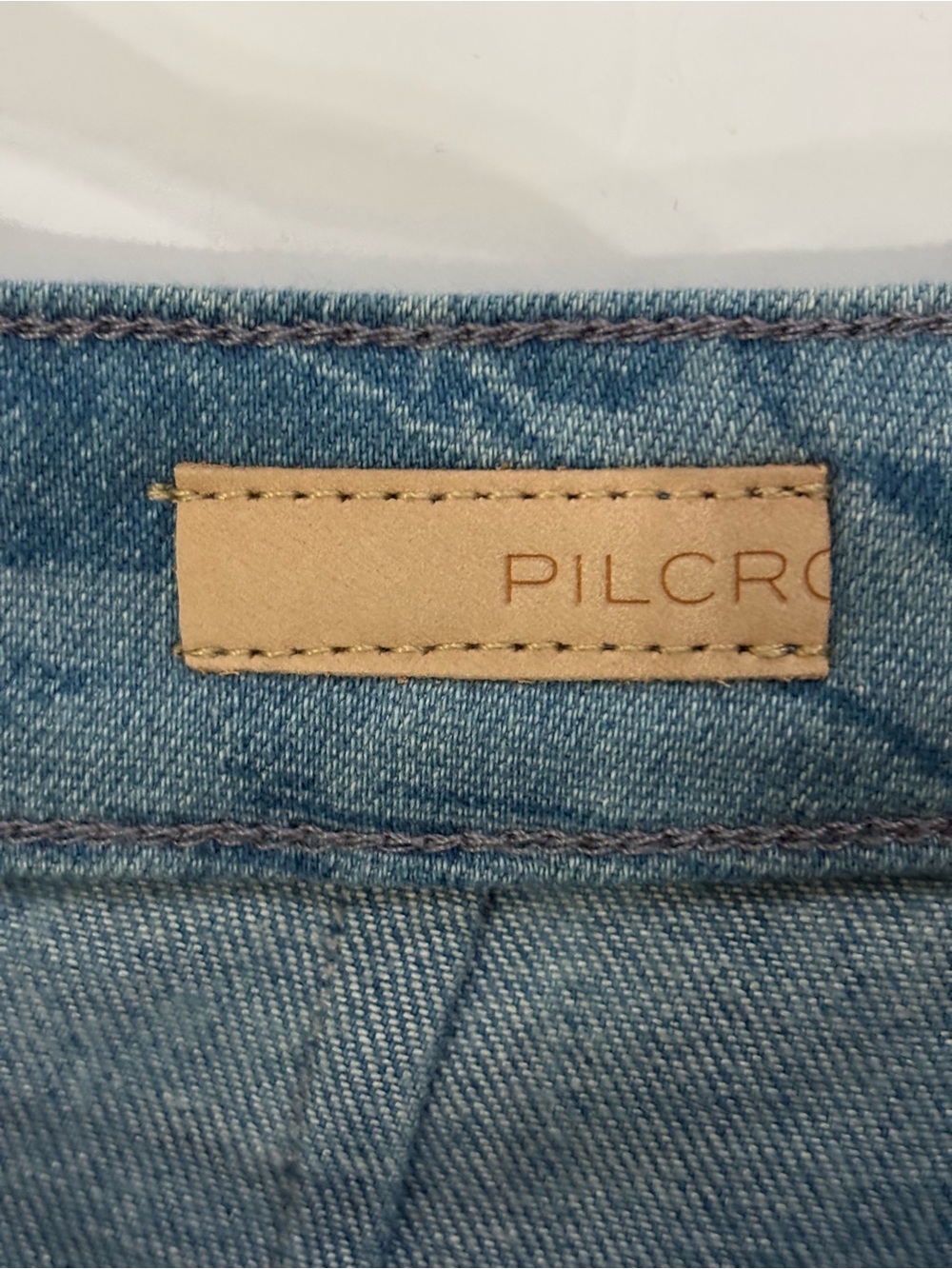 Pilcro by Anthropologie High Rise Wide Leg Floral Print Jeans Size 30 - Picture 10 of 12